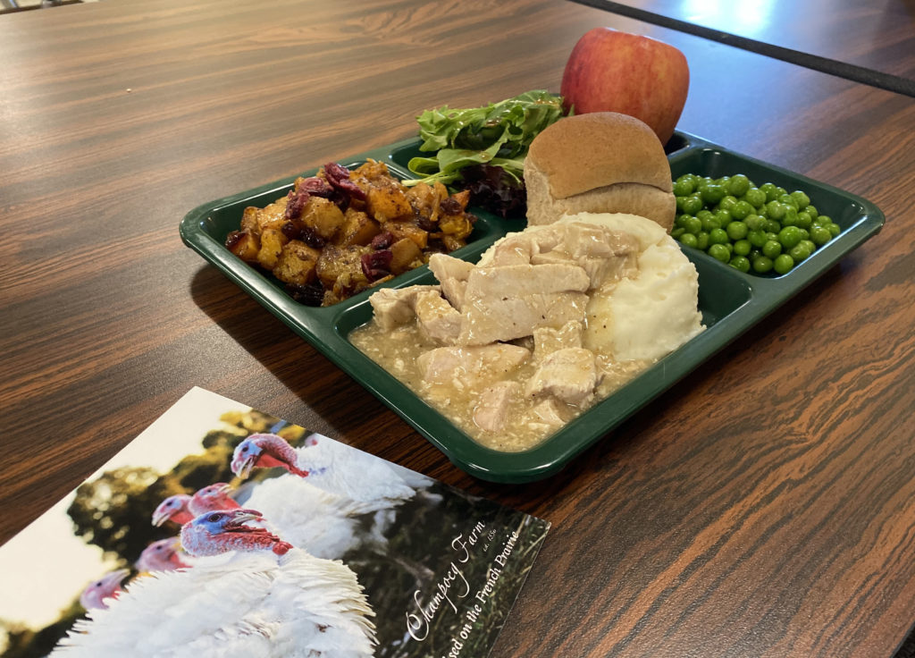 School Lunch Tray CCF Turkey